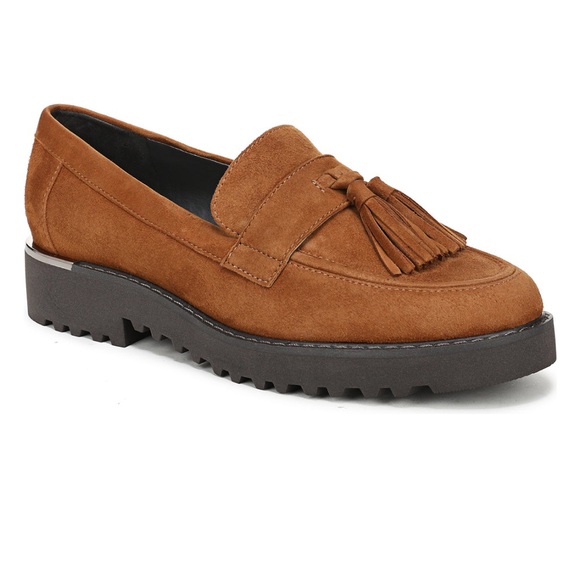 Franco Sarto Shoes - Franco Sarto Women's Carolynn Lug Sole Tassel Loafers- Size 8.5M